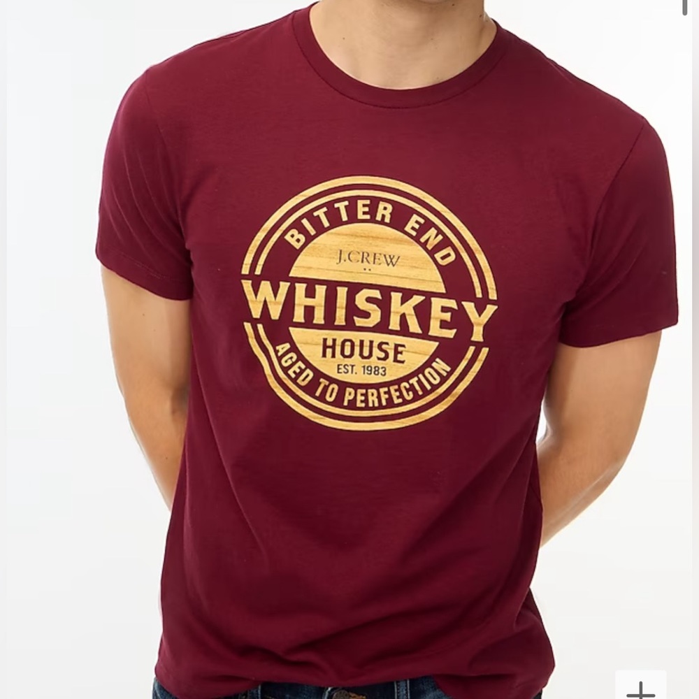 NWT J Crew Whiskey House graphic tee